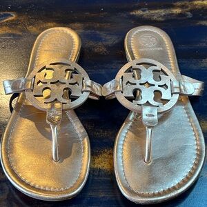 Tory Burch Miller Rose Gold Soft Sandals